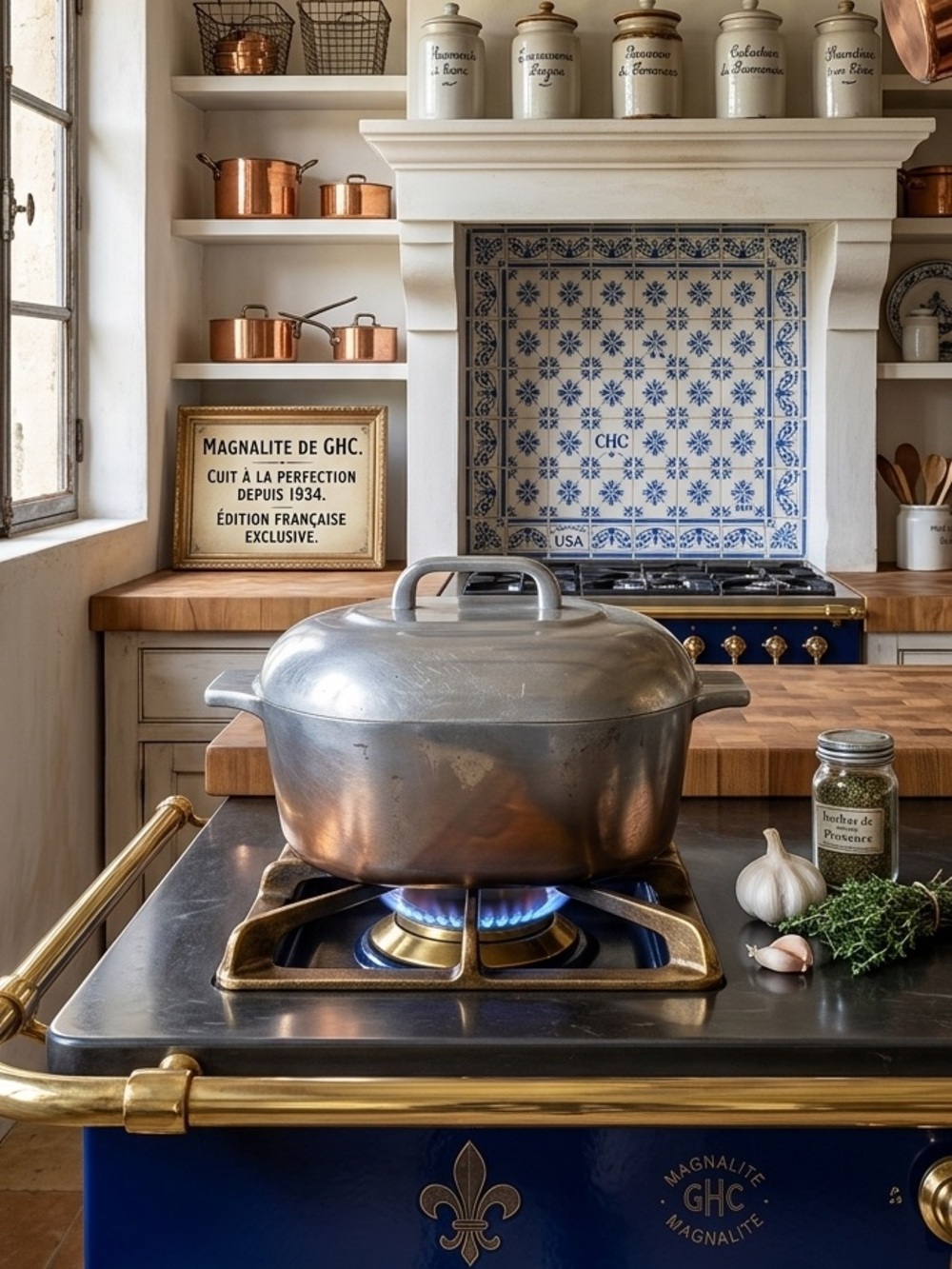 Heavy-Duty Aluminum Dutch Oven - Silver
